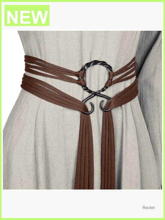 Viking Troll Cross Rope Belt Norse Renaissance Medieval Pagan Belt main image 5